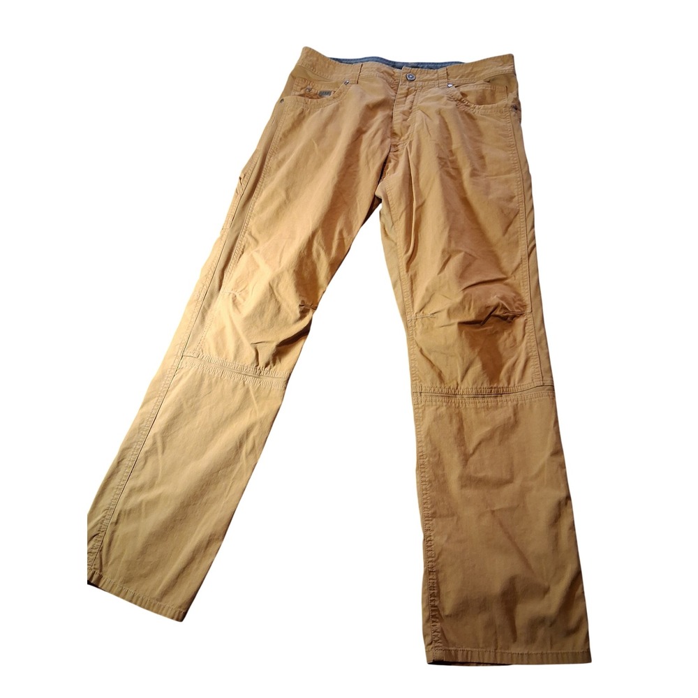 Kuhl Radikl Mens 34x32 Khaki Brown Hiking Outdoor Performance Pants 5115